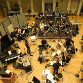 NDR big Band at the recording studio work smoothly